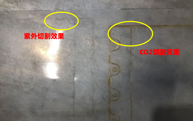 PE膜激光切割效果圖 后視鏡加熱片使用激光蝕刻線路的優勢(圖1)